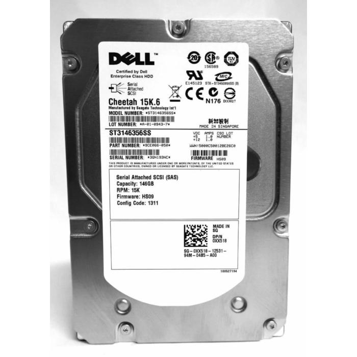 Disco SAS Dell 146gb 15K 3.5
