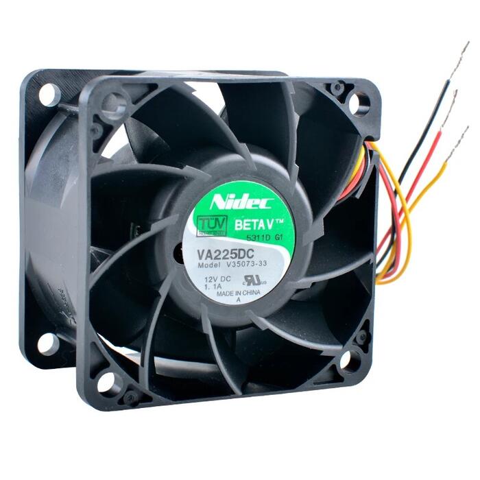 Cooler Nidec Beta V 6cm x 6,5cm x 5cm 12v 1.1A