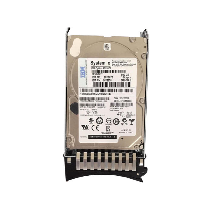 Disco Rigido SAS 600GB 2.5" - 10K IBM FRU: 90Y8873 para Storage