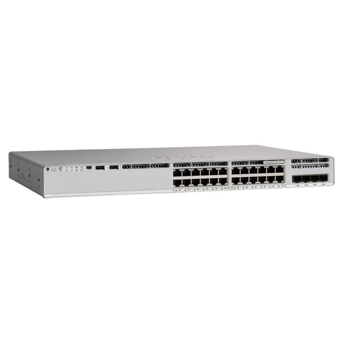 Switch Cisco Catalyst 9200L Gigabit Ethernet 24 Puertos PoE+ 4x1G