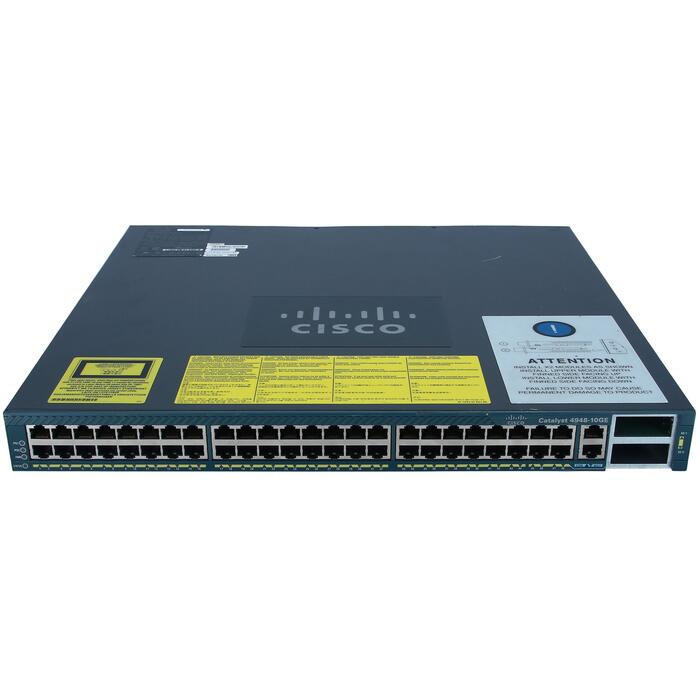 Switch Cisco Catalyst 4948-10GE 48 puertos Giga + 2 puertos 10G