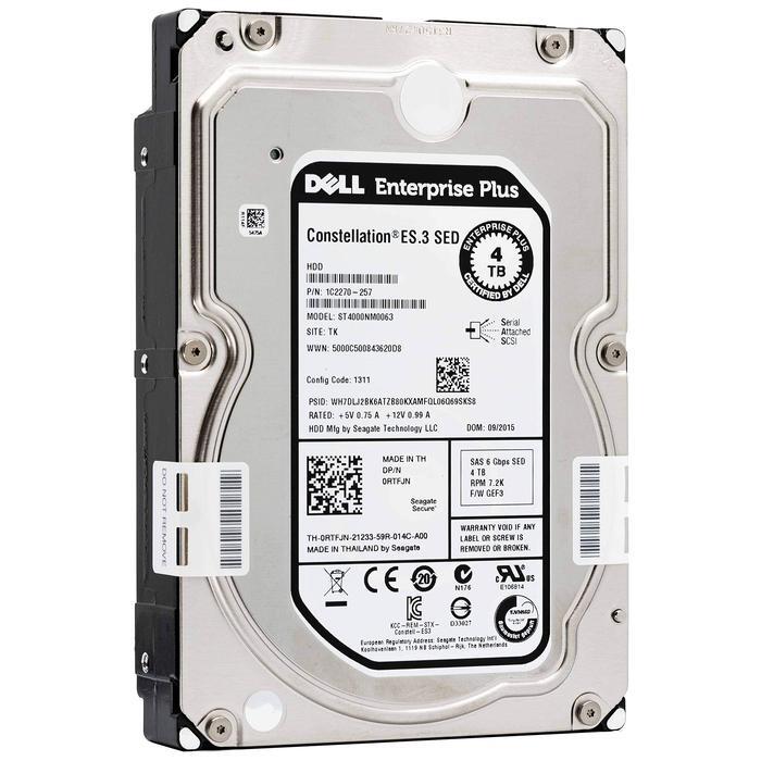 Disco Rigido Dell SAS 4TB 3.5" - 7.2K No Apto para PC