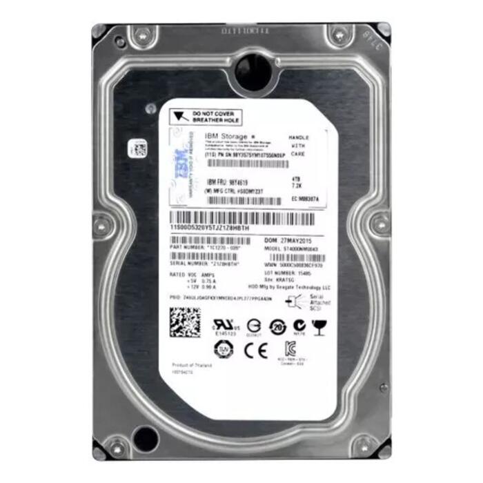 Disco Rigido SAS 4TB 3.5 7.2K IBM FRU: 2726493 para Storage