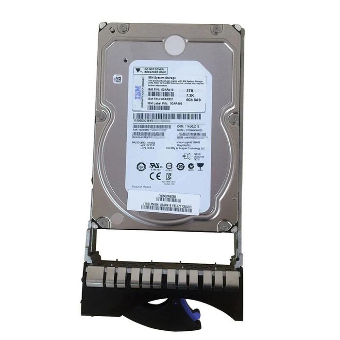 Disco Rigido SAS 3TB 3.5" 7.2K IBM FRU: 00AR321 para Storage