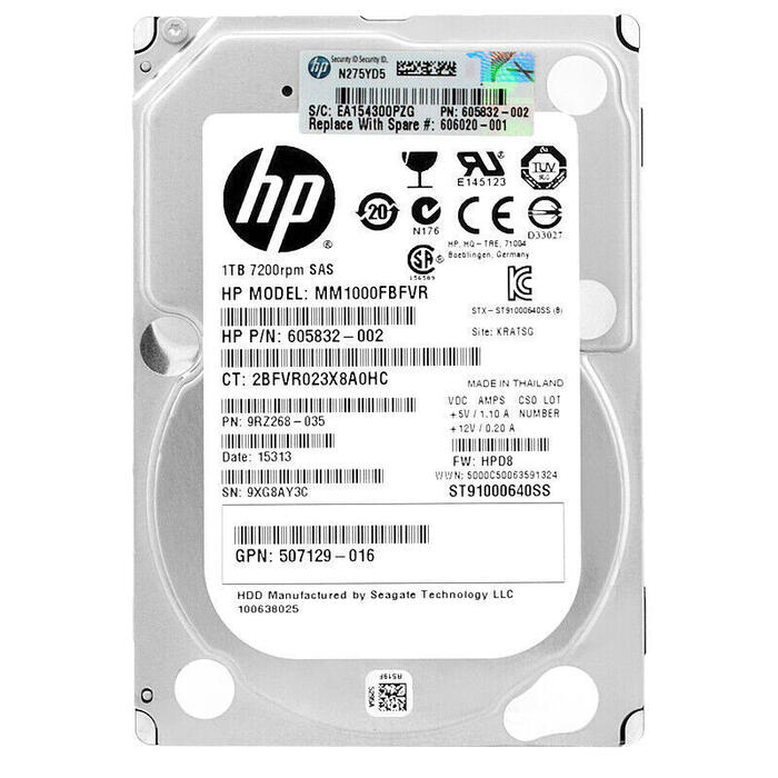 Disco Rigido HP 1TB 2.5" - 7.2K - No Apto para PC