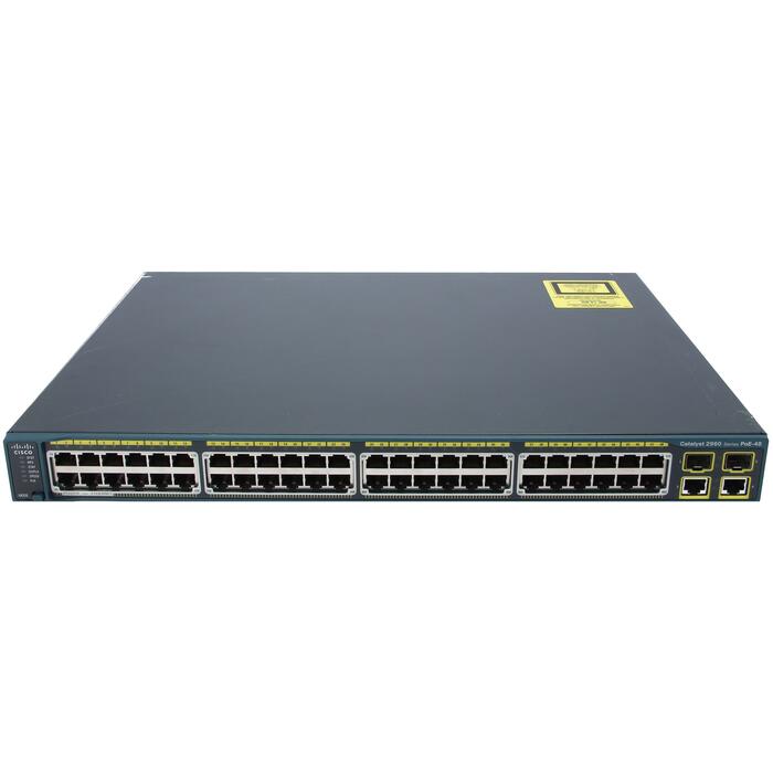 Switch Cisco Catalyst 2960-48PST-L - 48 Puertos 10/100 PoE