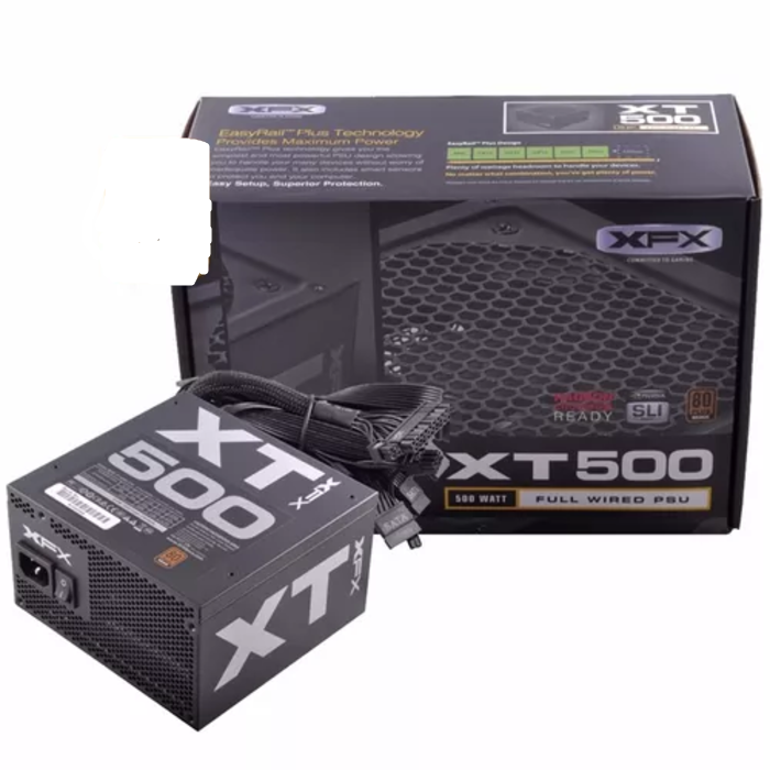 Fuente de Alimentacin para PC Gamer XFX - XT500 80+ Bronze - 500W