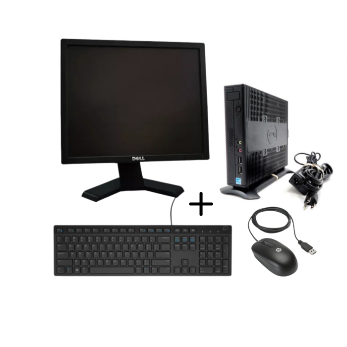 Combo Mini PC Dell 7010 AMD G-T56N - 8GB RAM - 120GB SSD + Monitor Dell E157/6FPc 15 pulgadas - VGA