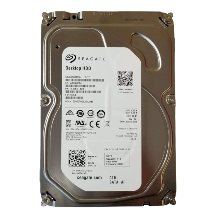 Disco Rigido SATA 3.5" 4Tb Seagate