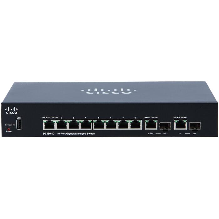 Switch Cisco Small Business SG350-10 - 10 puertos Giga