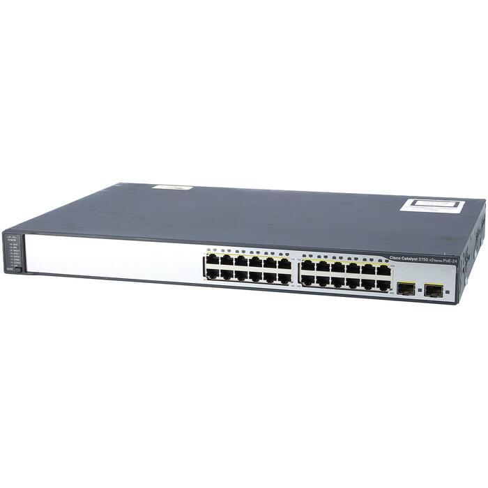 Switch Cisco Catalyst 3750V2 - 24 Port 10/100 PoE