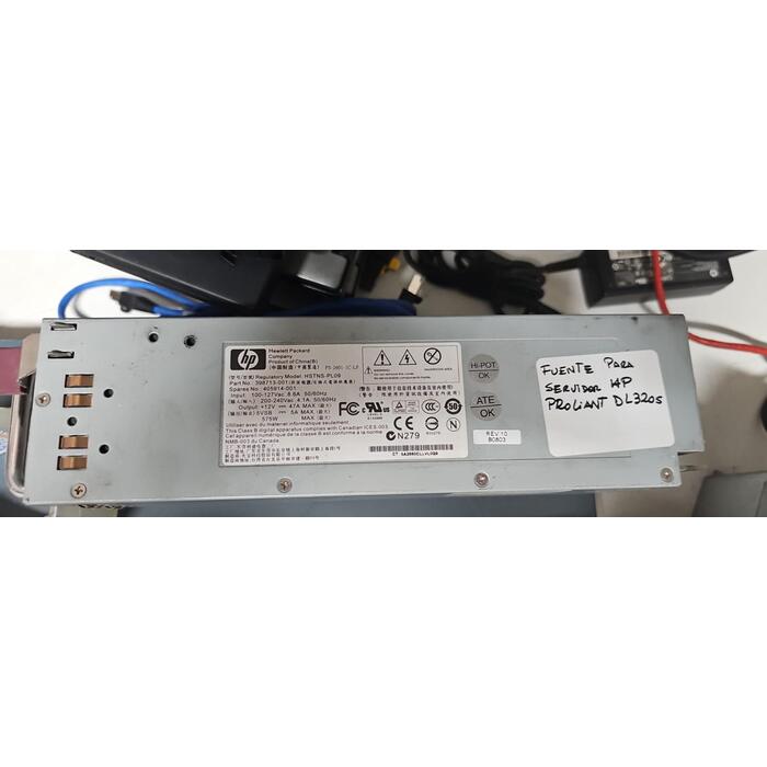 Fuente para Servidor HP ProLiant DL320s +12V 47.0A 575W