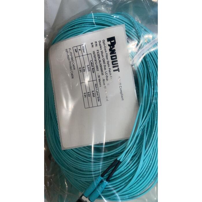 Patch Cord Fibra Optica OM3 Duplex LC-Dup. LC  - 30Mts