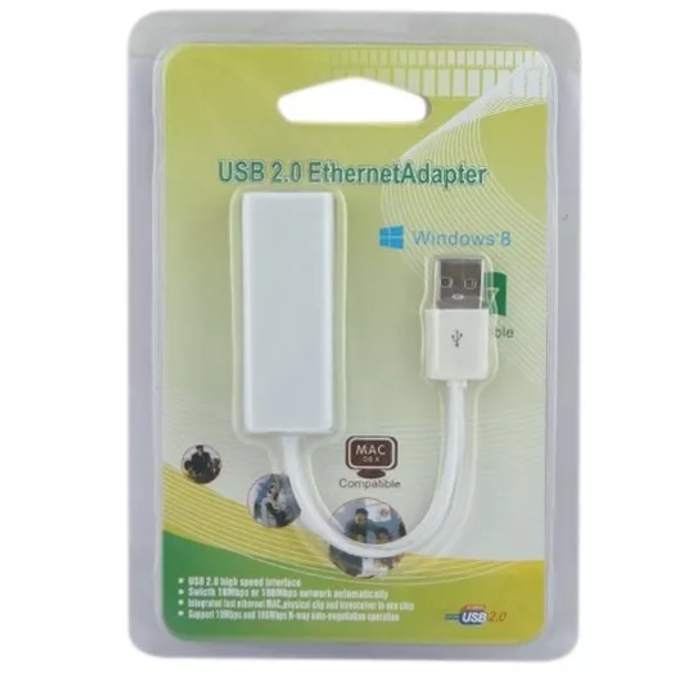 Adaptador Usb 2.0 Lan Ethernet Para Portatiles