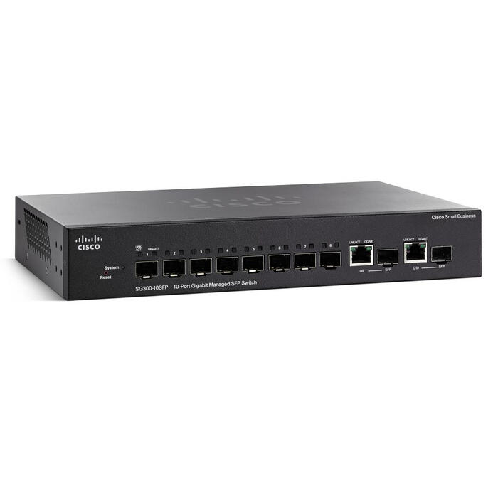 Switch Cisco Small Business SG300-10SFP Fibra