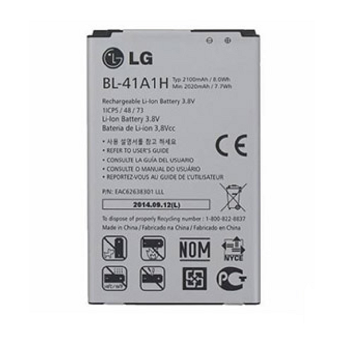 Bater�a Para Lg F60 D390 - Bl-41a1h 3.8v 2100mAh