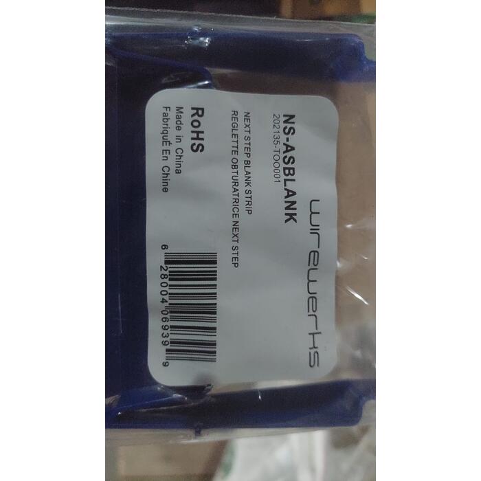 Adaptador Ciego Wirewerks Nextstep Ns-asblank Panel Fibra