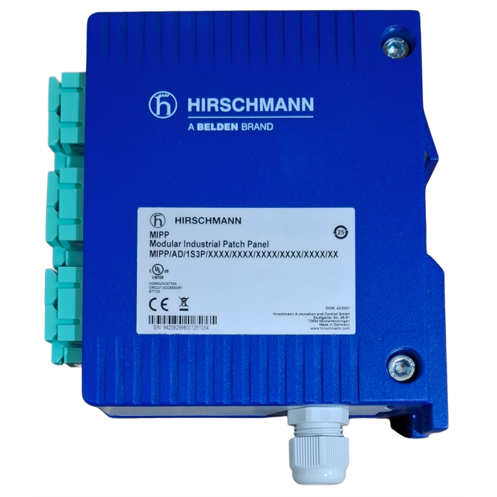 Patch Panel Industrial Modular Hirschmann MIPP/AD/1S3P Belden