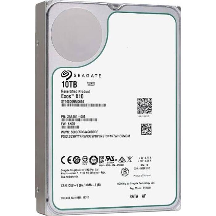 Disco EXOS Seagate 10TB sata 3.5 st10000nm0086
