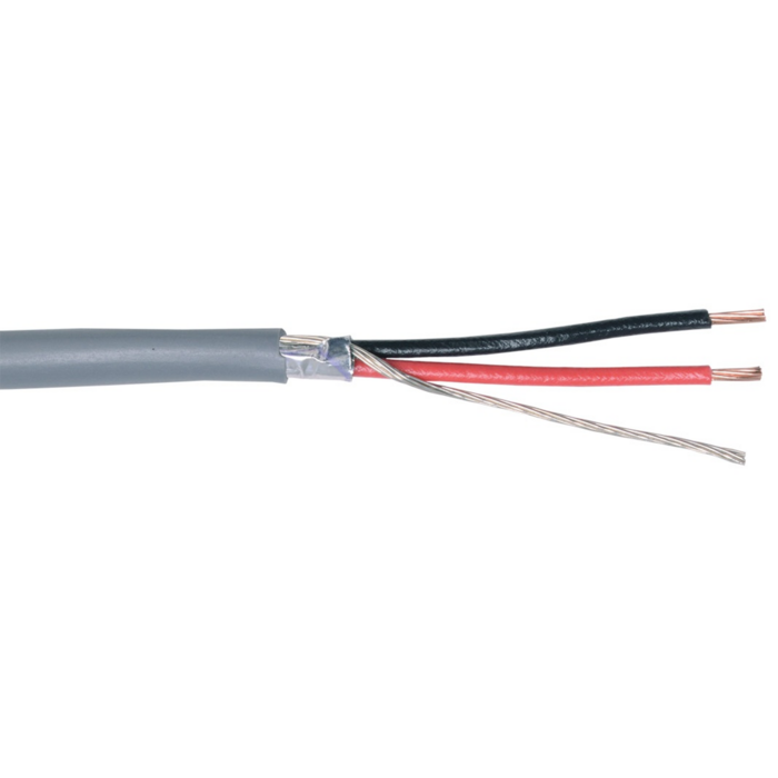 Bobina Cable Blindado Liberty AV 22 AWG 2 Conductores Gris 305m CMR