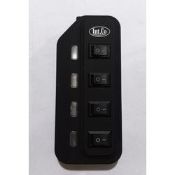 Hub USB 3.0 - 4 Puertos c/Luz e Interruptor Int.Co