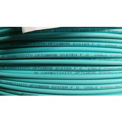 Cable fibra óptica FO Multimodo, 4 hilos, OM3, Interior/exterior - Aqua