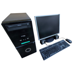 Combo PC de Escritorio Intel I3-4160 3.10Ghz - 8GB RAM - 1TB HDD + Monitor 19 pulgadas VGA