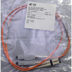 Patch Cord Fibra Optica OM2 LC Duplex a SC Duplex 6754384-1 - 1Mts